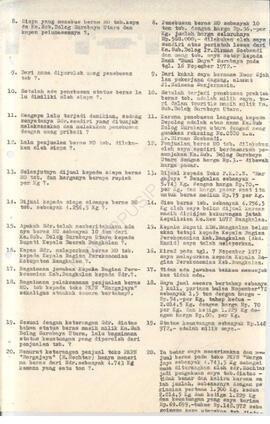 Surat Bupati KDH TKII bangkalan kepada pembantu Gub di pamekasan tanggal 22 des 1972 tentang lapo...