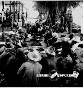 Acara selamat sebelum dimulainya penggalian / pemakaman kerangka pahlawan 1945, 12 – 8 – 1961