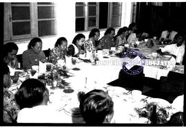 Acara jamuan makan pada acara kunjungan kerja Sekjen  (sekretaris jendral) Kemenlu (Kementerian  ...