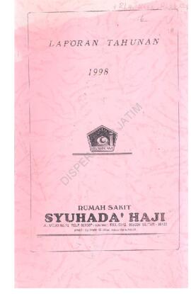 Laporan Tahunan Th 1998 Rumah Sakit Syuhada’ Haji Jl. Mojo No.12 Blitar,